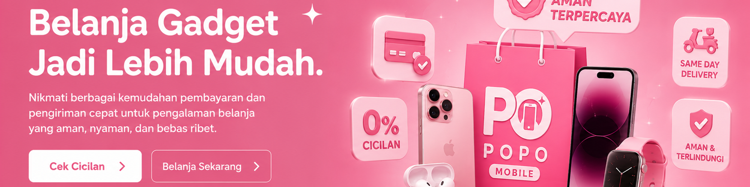 Promo belanja gadget lebih mudah